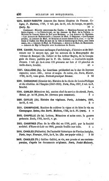 Bulletin du Bouquiniste