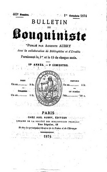 Bulletin du Bouquiniste