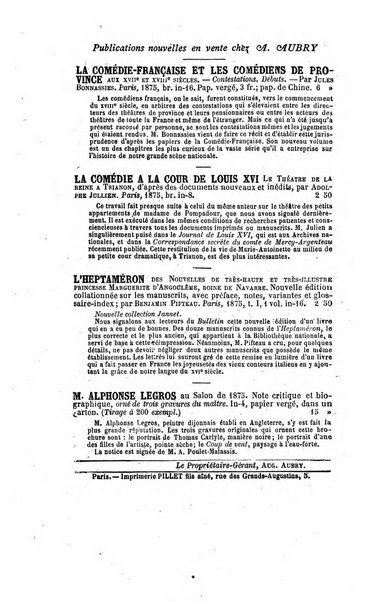 Bulletin du Bouquiniste