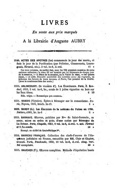 Bulletin du Bouquiniste