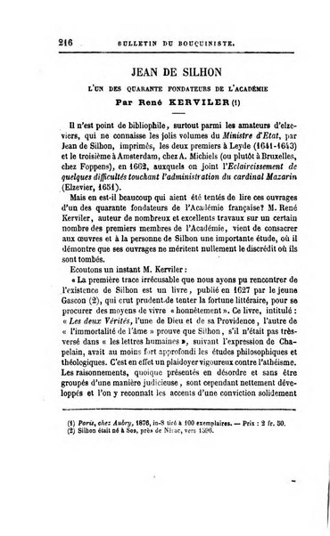 Bulletin du Bouquiniste