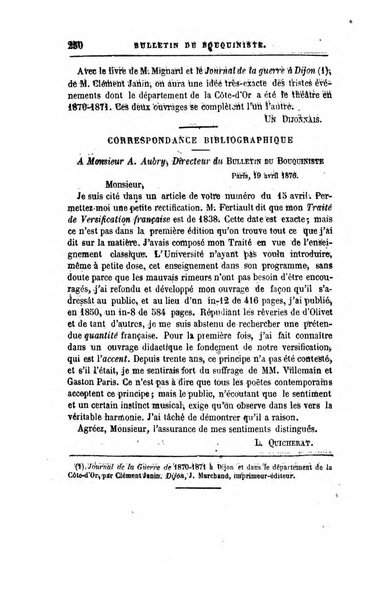 Bulletin du Bouquiniste