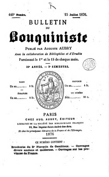 Bulletin du Bouquiniste