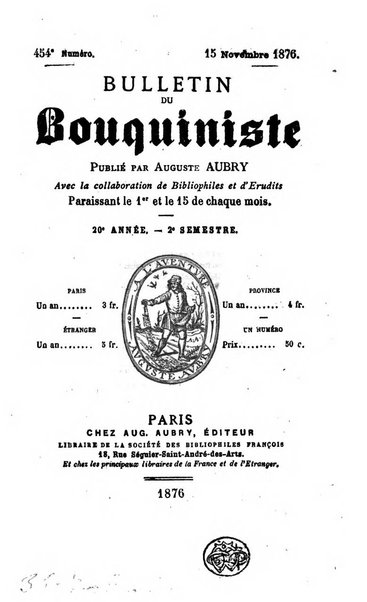 Bulletin du Bouquiniste