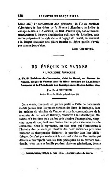 Bulletin du Bouquiniste