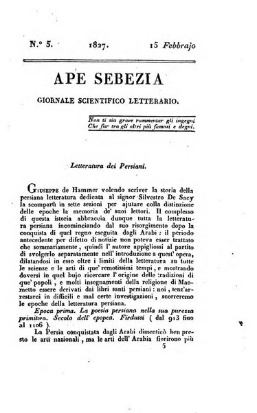 L'ape sebezia giornale d'incoraggiamento