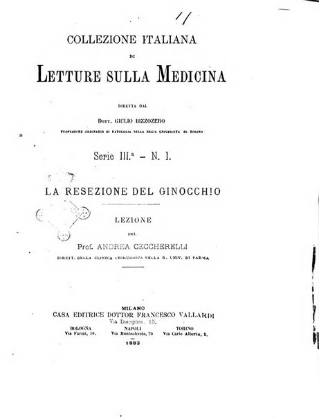 Collezione italiana di letture sulla medicina