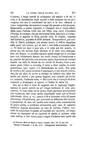 Collezione italiana di letture sulla medicina