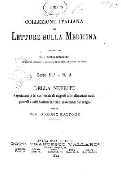 Collezione italiana di letture sulla medicina