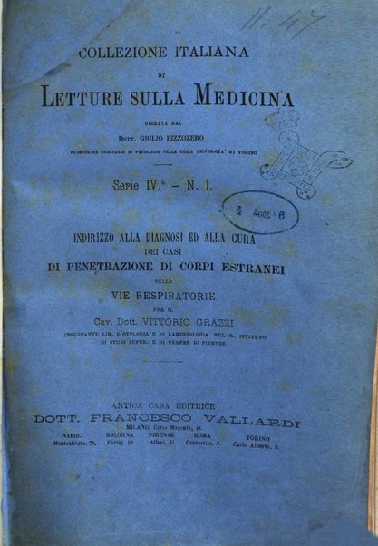 Collezione italiana di letture sulla medicina