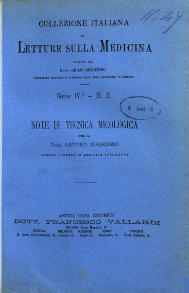 Collezione italiana di letture sulla medicina