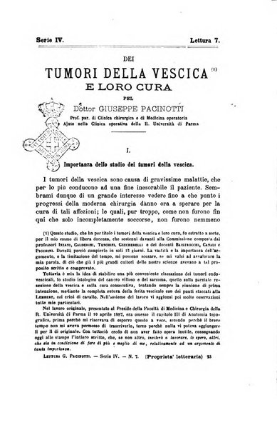 Collezione italiana di letture sulla medicina