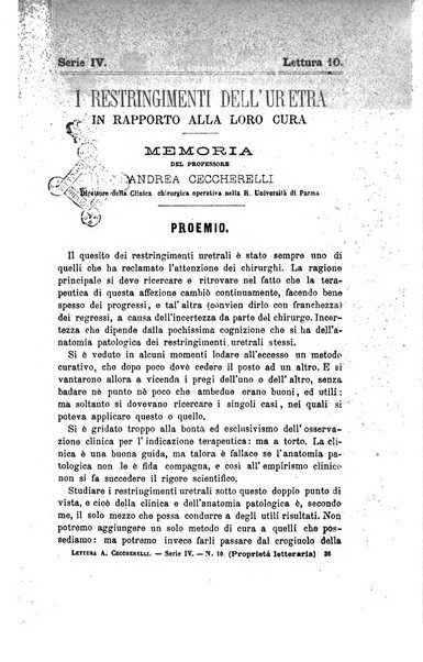 Collezione italiana di letture sulla medicina