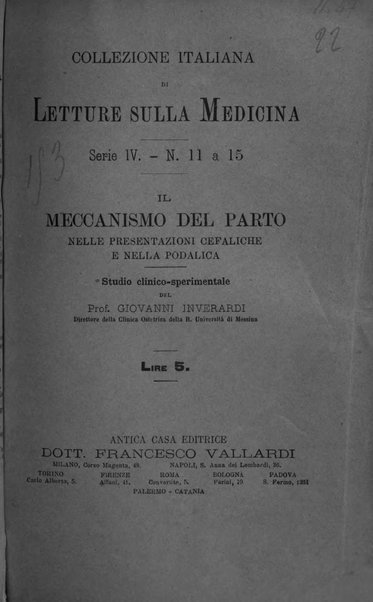 Collezione italiana di letture sulla medicina