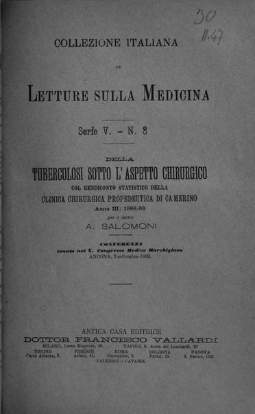 Collezione italiana di letture sulla medicina