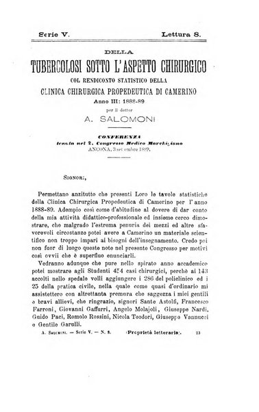 Collezione italiana di letture sulla medicina