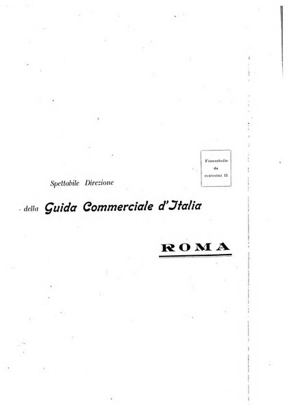 Guida commerciale d'Italia e delle colonie