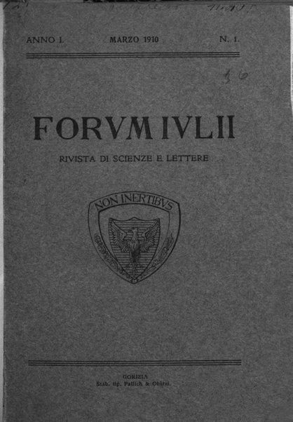 Forum Julii rivista di scienze e lettere