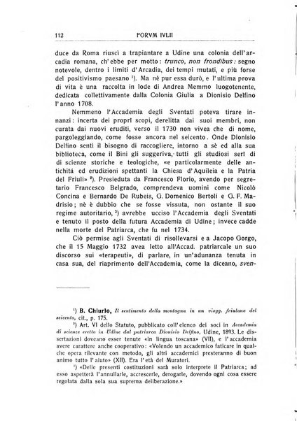 Forum Julii rivista di scienze e lettere