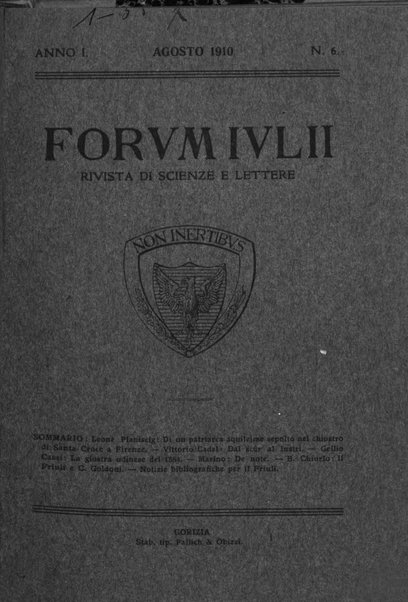 Forum Julii rivista di scienze e lettere