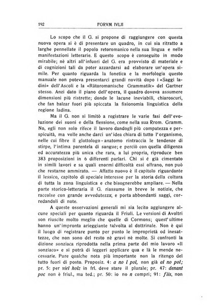 Forum Julii rivista di scienze e lettere