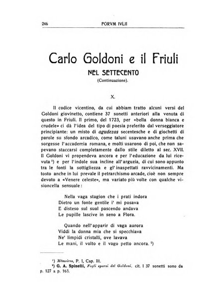 Forum Julii rivista di scienze e lettere