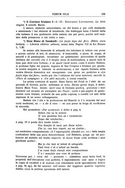 Forum Julii rivista di scienze e lettere