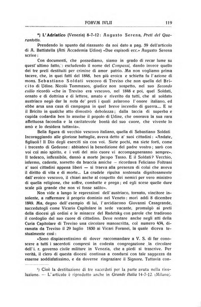 Forum Julii rivista di scienze e lettere