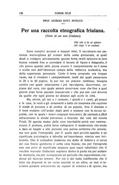 Forum Julii rivista di scienze e lettere