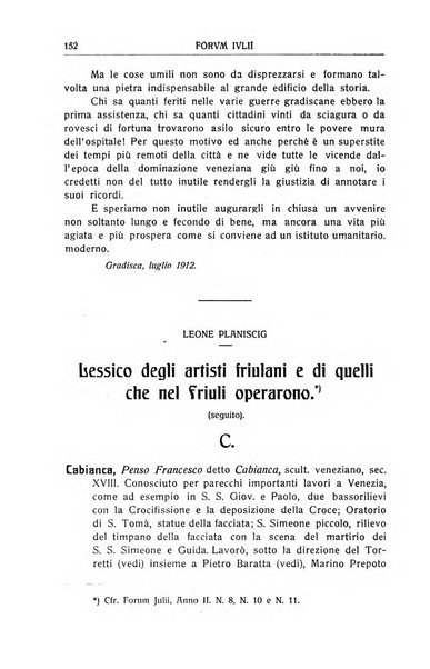 Forum Julii rivista di scienze e lettere