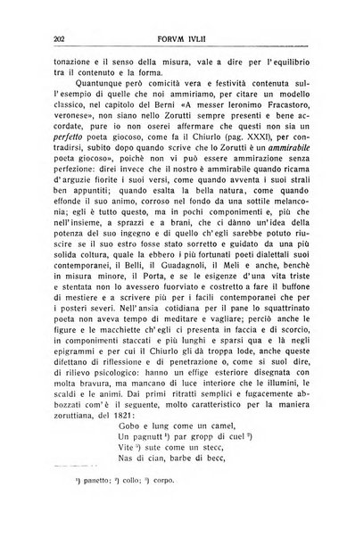 Forum Julii rivista di scienze e lettere