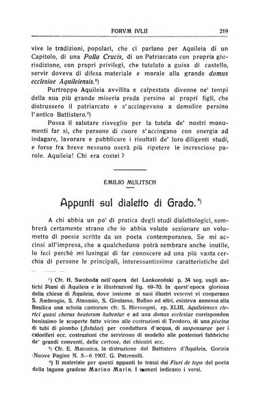 Forum Julii rivista di scienze e lettere