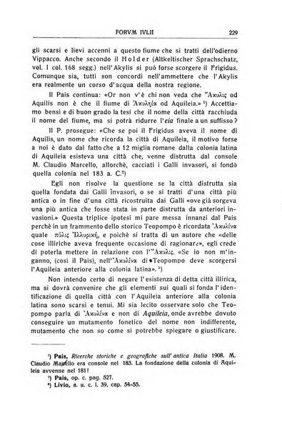 Forum Julii rivista di scienze e lettere