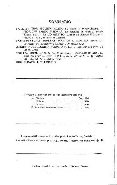 Forum Julii rivista di scienze e lettere