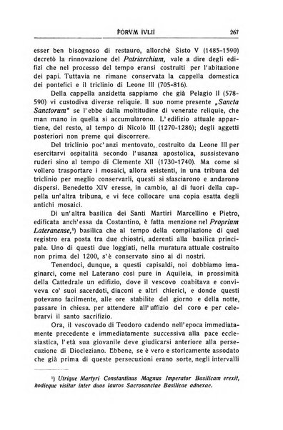 Forum Julii rivista di scienze e lettere