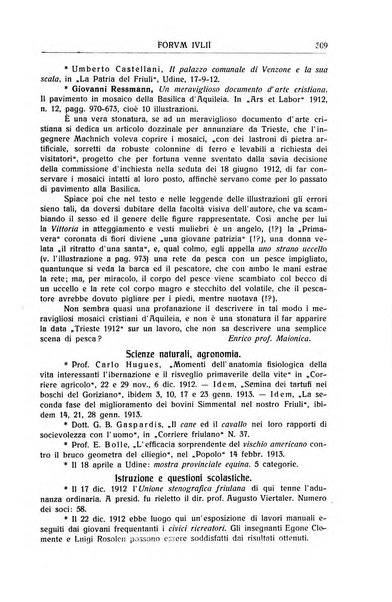 Forum Julii rivista di scienze e lettere