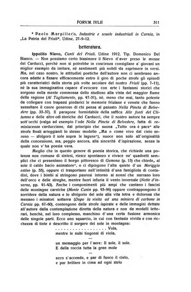 Forum Julii rivista di scienze e lettere