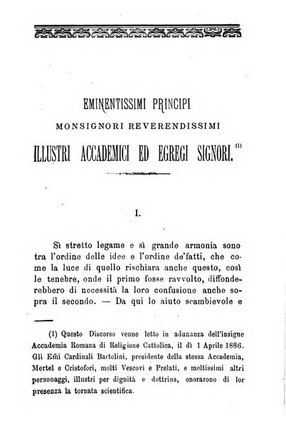 Accademia di religione cattolica dissertazioni lette negli anni 1879-1892