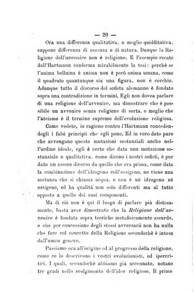 Accademia di religione cattolica dissertazioni lette negli anni 1879-1892