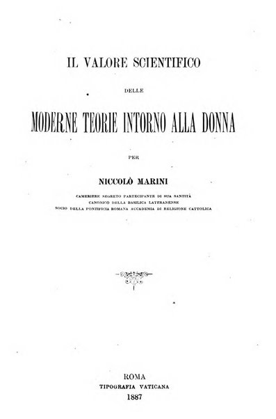 Accademia di religione cattolica dissertazioni lette negli anni 1879-1892