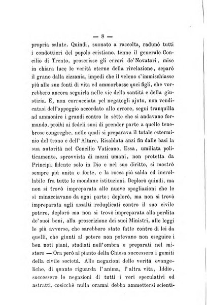 Accademia di religione cattolica dissertazioni lette negli anni 1879-1892