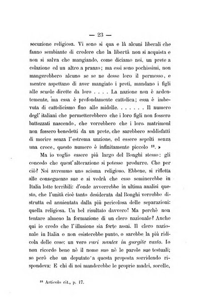 Accademia di religione cattolica dissertazioni lette negli anni 1879-1892