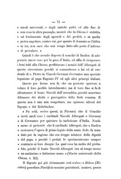 Accademia di religione cattolica dissertazioni lette negli anni 1879-1892