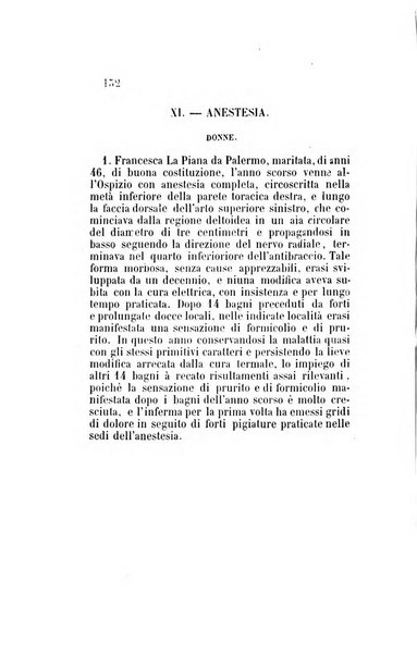 Statistica medico-chirurgica degl'infermi curati con le acque termo-minerali di Gorgitello nell'Ospizio del Pio Monte della Misericordia in Casamicciola nella state dell'anno..