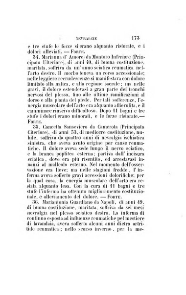 Statistica medico-chirurgica degl'infermi curati con le acque termo-minerali di Gorgitello nell'Ospizio del Pio Monte della Misericordia in Casamicciola nella state dell'anno..