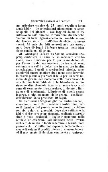 Statistica medico-chirurgica degl'infermi curati con le acque termo-minerali di Gorgitello nell'Ospizio del Pio Monte della Misericordia in Casamicciola nella state dell'anno..