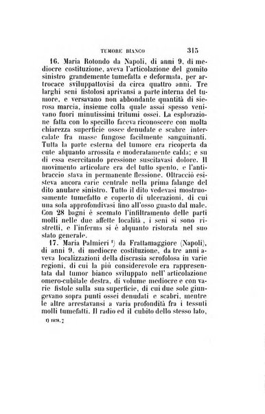 Statistica medico-chirurgica degl'infermi curati con le acque termo-minerali di Gorgitello nell'Ospizio del Pio Monte della Misericordia in Casamicciola nella state dell'anno..