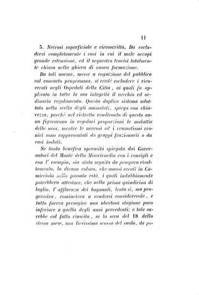 Statistica medico-chirurgica degl'infermi curati con le acque termo-minerali di Gorgitello nell'Ospizio del Pio Monte della Misericordia in Casamicciola nella state dell'anno..