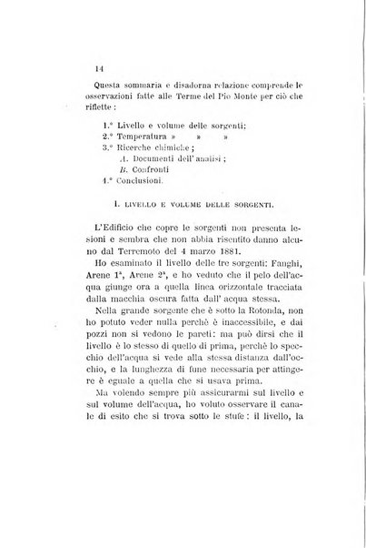 Statistica medico-chirurgica degl'infermi curati con le acque termo-minerali di Gorgitello nell'Ospizio del Pio Monte della Misericordia in Casamicciola nella state dell'anno..