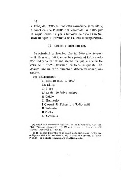 Statistica medico-chirurgica degl'infermi curati con le acque termo-minerali di Gorgitello nell'Ospizio del Pio Monte della Misericordia in Casamicciola nella state dell'anno..